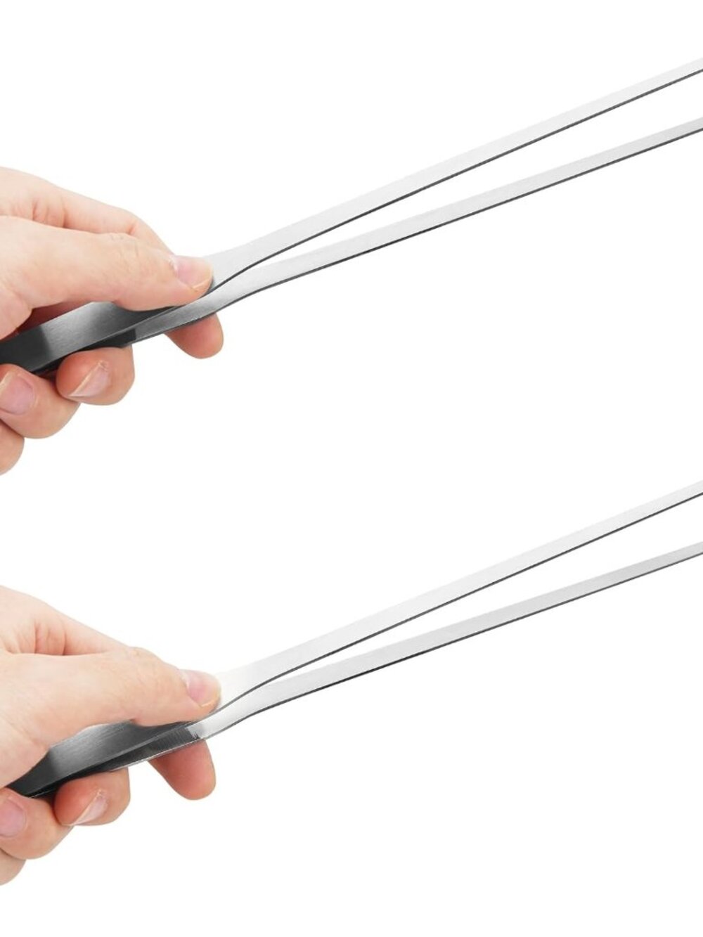 2PCS 10.6" Stainless Steel Aquarium & Reptile Feeding Tweezers